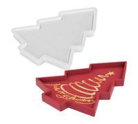 Moule en silicone sapin de Noël Forme pour Coulée et Décoration d'Assiette | Moules de Noël en Silicone Pour la maison, les fêtes, festival, les anniversaires, la cuisine, l'alimentaire, l'argile,