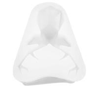 Moule en Silicone Tête de Cerf Géométrique pour Chocolat et Pâtisserie | Blanc Semi-transparent, Surface Lisse, Réutilisable et Facile à Nettoyer, pour Bonbons, Plâtre Parfumé ou Ateliers Créatifs