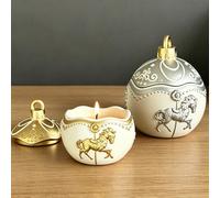 Moule en silicone texturé à motif vintage de carrousel, moule de boîte de rangement à bijoux ronde à pois et de tasse à bougie, convient pour la résine époxy, le gypse, le ciment, le jesmonite, décora