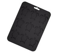 Moule en silicone tortues 9 cavités pour glaçons chocolat, Black | Moule en Silicone en forme de à 9 cavités, avec dégagement facile, pour glaçons chocolat et préparation