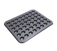 Moule financier, 48 tasses en acier inoxydable Mini moule à cupcakes, mini moule rond antiadhésif de qualité supérieure pour moules à cupcakes, accessoire de cuisson pour la cu