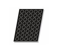 Moule Flexipan® Plaque Silicone 24 à 60 Tartelettes Rondes Pujadas G