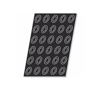 Moule Flexipan® Plaque Silicone 24 Savarins Ovales Pujadas G