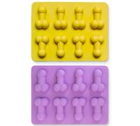 Moule Glacon, 2 Pièces Drôle Bacs à Glaçons en Silicone, Glacons Silicone, Mini Glacons, Forme de Nouveauté Moule Convient pour Fête Anniversaire Whisky Décoration