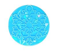 Moule holographique en Silicone en forme de flocon de neige, personnalisé, pendentif flocon de neige, moules en résine, effet arc-en-ciel, porte-clés, pendentif, breloque holographique, moules en