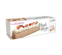 ScrapCooking Moule à bûche inox avec insert 30 x 8 x 6,5 cm