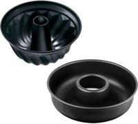 Moule Kouglof Savarin Zenker, Black Metallic, 25 cm et 28 cm, Acier Revêtement Antiadhésif