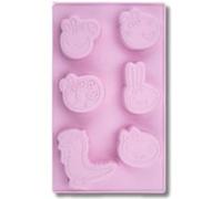Moule mini cakes silicone 29 x 17,5 cm Dr. Oetker Peppa Pig Rose