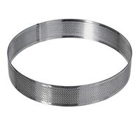 LACOR 68548 Cercle Rond perforé Acier Inoxydable Gris 18 x 18 x 4 cm