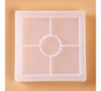 Moule Polygone En Silicone, Base De Pot De Fleur, Dessous De Verre, Support De Tapis, Résine Époxy, Artisanat, Moule Cristal Goutte Colle, Fait À La Main