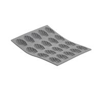 Moule pour 20 mini madeleine en silicone elastomoules 21.00x18.00 cm