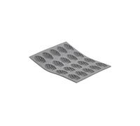 De Buyer – Moule silicone Elastomoule 1851.21 – 20 mini-madeleines – Gris 21×17,6 cm