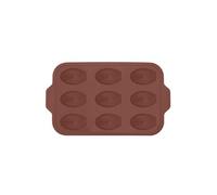 Moule pour 9 madeleines en silicone platine Vintage Maroon 37x23x2cm