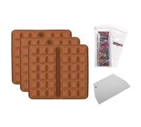Moule pour barres de chocolat | Ustensiles de pâtisserie - Accessoires de cuisine pour bonbons, congélateur, cuisine, four, micro-ondes, chocolat, dessert, biscuits, gelée,