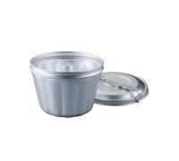 Dr. Oetker – Moule pour cuisson au bain-marie 2531 – Aluminium brut – 19 cm, 2,5 L