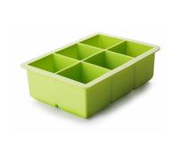 MOULE POUR GLACONS CARRE XL - 100 % SILICONE DE QUALITE SUPERIEURE - BAC DE 6 GLACONS - DIMENSIONS 16 X 11 X 5 CM