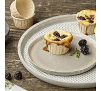 Papstar – Moules à muffin Pure, ronds 105 ml, bruns – 50 pièces biodégradables
