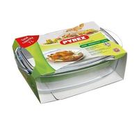 Moule Pyrex avec Couvercle, Modèle 466A000 7643, Transparent, pour Cuisson Et