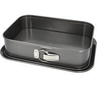 Moule Rectangulaire à Fond Amovible Birkmann Easy Baking, Acier Carbone Antiadhésif, 34 x 23,5 x 8 cm