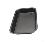 Moule rectangulaire conçu pour une répartition homogène de la chaleur, revêtement antiadhésif, structure empilable en acier au carbone (34 x 24 x 5,2 cm)