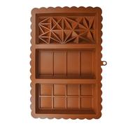 Moule rectangulaire en forme de barre de bonbons, de qualité alimentaire, antiadhésif, grand moule à chocolat farci pour hommes et femmes, remplissage de barres farcies, pâtisseries maison, bonbons