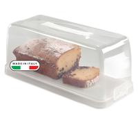 Moule rectangulaire pour gâteau avec système de verrouillage de sécurité, dimensions : 34,4 x 14,8 x 14,2 cm