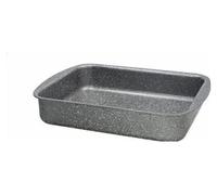 Moule rectangulaire pour lasagnes, en aluminium, de couleur grise, compatible avec les plaques à induction