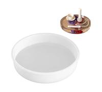 Moule rond en résine de silicone pour serre-livres, pour bougies faites à la main, présentoir de bijoux, coussin de tasse, décoration de la maison et moulage en élastomère en résine époxy