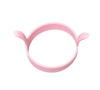Moule rond en silicone pour œufs frits, réutilisable, moule à omelette rond en silicone, anti-adhésif, moule à crêpes à double oreille, gadget de cuisine pour la maison