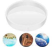 Moule rond en silicone, résine époxy, moules en silicone, résine époxy, rond, grandes soucoupes rondes, moule en silicone, moule de coulée, résine époxy, moules, grands moules à pâtisserie en résine p