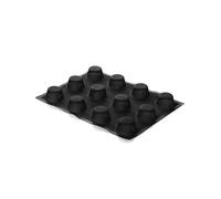 Moule rond Silikomart Air Plus 13 N.12 Noir 11x9,5x45 cm
