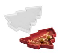 Moule Sapin de Noël Forme pour Coulée et Décoration d'Assiette | Moule à Plateau Arbre de Noël Pour la maison, les fêtes, festival, les anniversaires, la cuisine, l'alimentaire, l'argile,