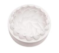 ScrapCooking – Moule en silicone 3D Florescence 18 cm – Relief floral pro – Blanc