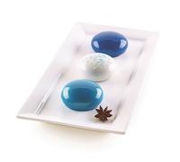 Silikomart Moule silicone Mini Goccia, 6 mini gâteaux, Gris 6,8 cm