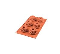 Moule à mini kouglof en silicone Silikomart - Les 6