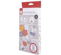 Moule silicone famille de lapins 26 x 14,5 x 1 cm Transparent