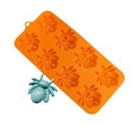 Moule Silicone Halloween | Moules Araignée Balai Pour Bonbons - Moules Silicone Antiadhésif Démoulage Facile pour Cire Pâte à Sucre Résine Savon Chocolat Décoration Cupcake Projet Fête