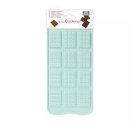 Moule silicone mini tablettes choco x 12 ScrapCooking