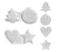 Moule Silicone Noël, 2x Moules Chocolat Résistant pour Pâtisserie | Démoulage Facile, Détails Reliefs 3D, Matériau Silicone Souple, Utilisation Polyvalente, Cadeau Fait Main Idéal
