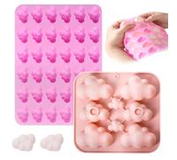 Moule Silicone pour Chocolat - Moules à Nuages en Silicone pour Biscuits Faciles à Démouler et à Réutiliser - 2 Tailles Différentes Incluses