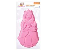 Moule Silicone Princesse 100% Platinum ; Gâteau d'Anniversaire ; 7 x 15,4 x 3,2 cm ; Antiadhérent