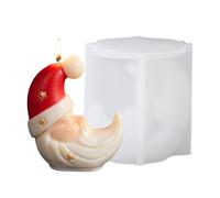 Moule Silicone Santa | Lune Décoration Santa Claus| En Silicone 3D