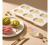 Moules 3D pour génoise avec bordure en gelée | 6 moules pour pâtisserie, destinés à la restauration, aux boulangeries, aux restaurants, aux cafés, aux confiseries, aux pâtisseries, aux boulangeries ar