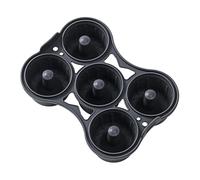 Moules à beignets, moules en silicone réutilisables pour friteuse à air, 21 x 16 x 6 cm, moule à bagel réutilisable pour la cuisson de brownies, biscuits, gâteaux, pâtisseries, cupcakes, desserts