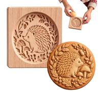 Moules à biscuits avec empreintes Outil de cuisine mignon en 3D, animal | Moule à Gaufrage Animal pour Halloween Thanksgiving Noël Chocolat Muffin Fête et Hérisson