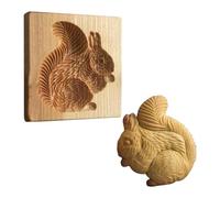 Moules à biscuits en bois réutilisables 3D pour pâtisserie | Moule à biscuits en relief pour parents, débutants, professionnels, maison, fête, école, projet de rassemblement