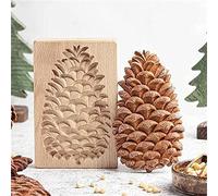 Moules à biscuits en bois sculpté, Moule à biscuits, Emporte-pièce amusant en 3D, Moule à Biscuits De Cuisson en Bois Sculptéconvient pour Noël, Thanksgiving, Halloween et Pâques (#6)