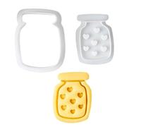 Moules à biscuits en plastique sur le thème de l ' amour avec des formes de dessins animés, emporte-pièce pour desserts, idéal pour les friandises faites maison et les fêtes