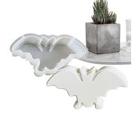 Moules à bougies d'Halloween - Moule à gâteau pour gâteaux - Figurines décoratives faites à la main - Moules en plâtre pour pâte à modeler, résine époxy, pendentif, savon, chocolat, chocolats
