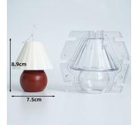 Moules À Bougies En Silicone, Design De Lampe De Table, En Plâtre, Bougie Parfumée Faite À La Main, En Plastique